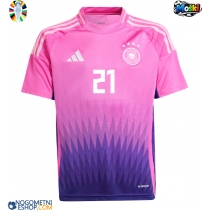 Moški Nogometni dresi Nemčija Ilkay Gundogan #21 Gostujoči EP 2024 Kratek Rokav